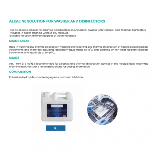 Alkaline Solution for Washers & Disinfectors