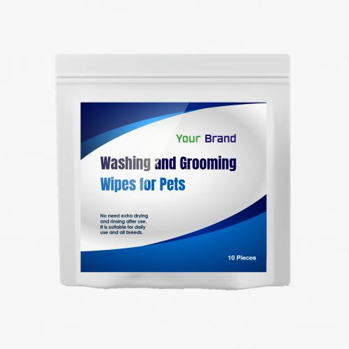 Washing & Grooming Wipes for Pets (10 pcs. pouch)